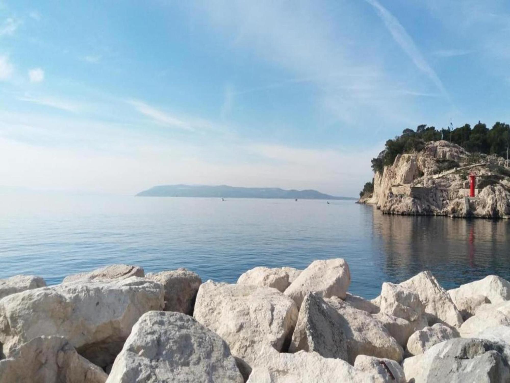 Luxurious Holiday Home In Makarska With Jacuzzi Kültér fotó